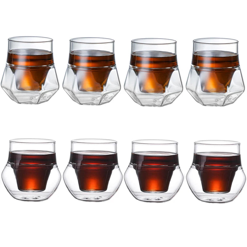CrystalSip Double Wall Glass Set